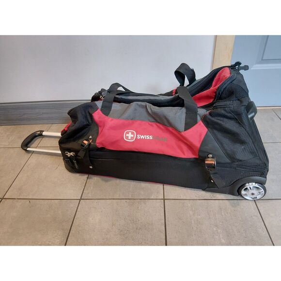 SWISS GEAR SIERRE II LIGHTWEIGHT ROLLING DUFFLE ROLLER LUGGAGE SPORT TRAVEL BAG - Picture 11 of 16